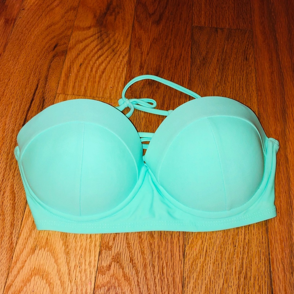 Aqua bikini top